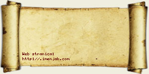 Avram Kanić vizit kartica